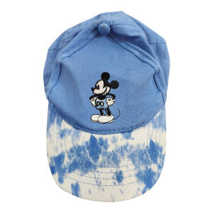 Disney Mickey Mouse Blue Hat OSFM kids ballcap adjustable tie died